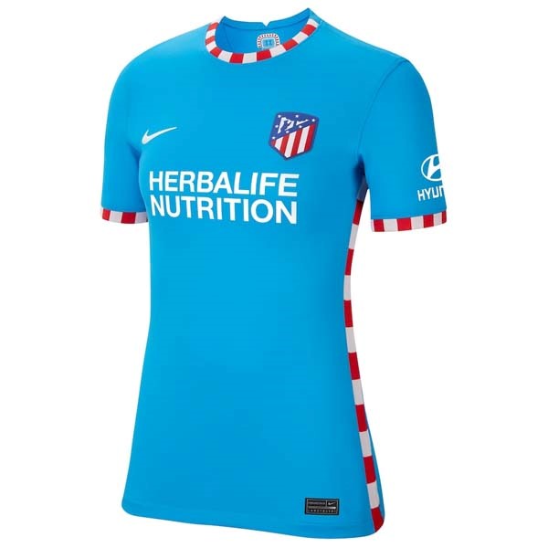 Ausweichtrikot Atletico Madrid Damen 2021-2022 Günstige Fußballtrikots